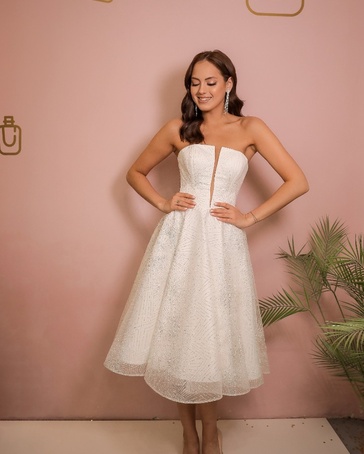 Блестящее платье невесты - Yes Dress
